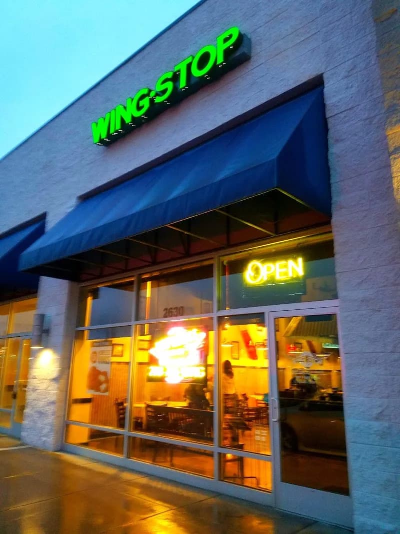 Wingstop storefront outside and inside view at 2630 N Government Way in Coeur D Alene, Idaho