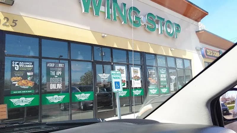 Wingstop storefront outside and inside view at 2025 12th Avenue Rd Ste 140 in Nampa, Idaho