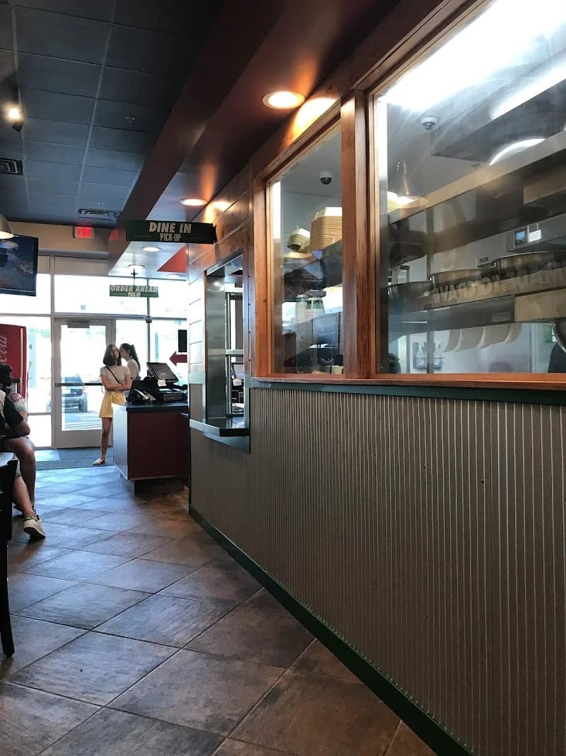 Wingstop storefront outside and inside view at 70 S. Kennedy Dr. in Carpentersville, Illinois