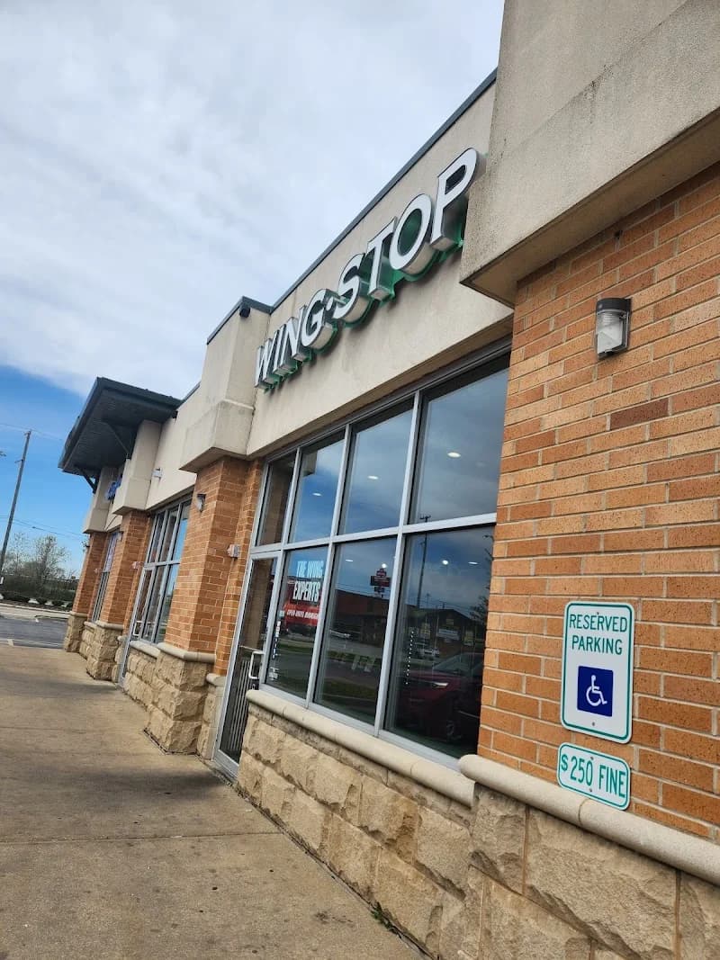 Wingstop storefront outside and inside view at 14513-A S. Western Ave. in Dixmoor, Illinois