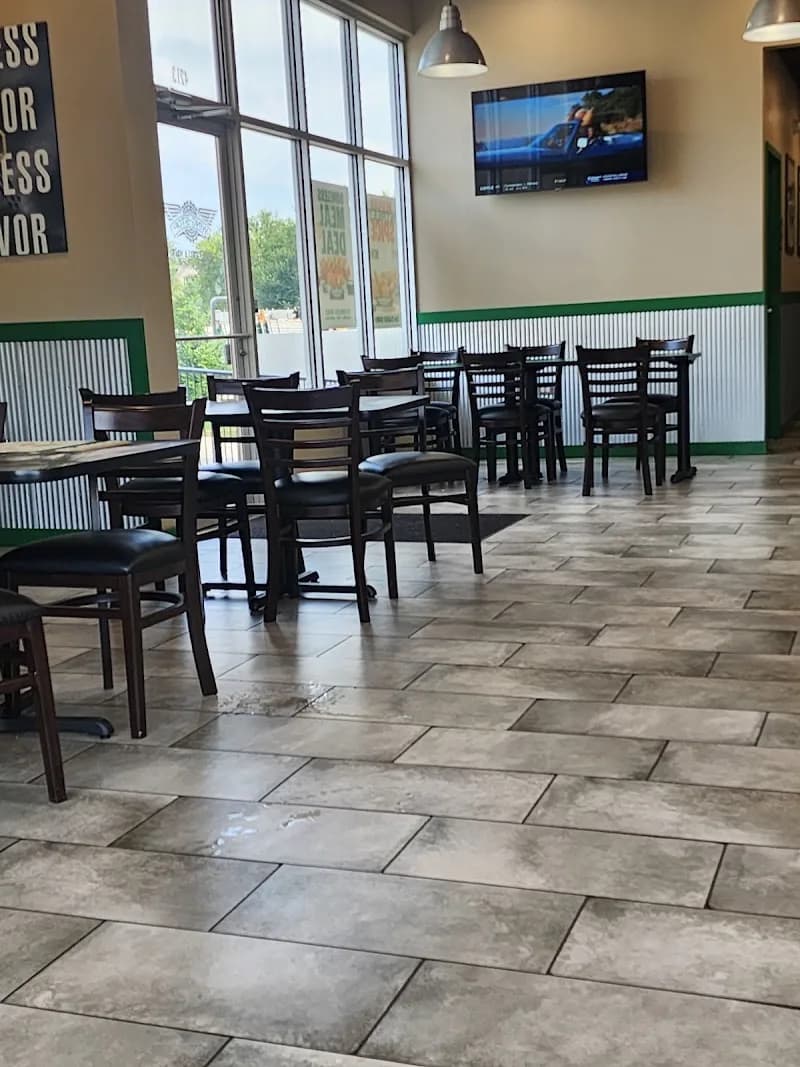 Wingstop storefront outside and inside view at 4213 W Elm Street in Mchenry, Illinois