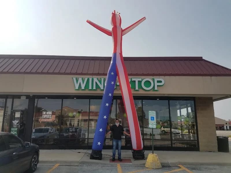 Wingstop storefront outside and inside view at 16028 S. Harlem ave in Tinley Park, Illinois