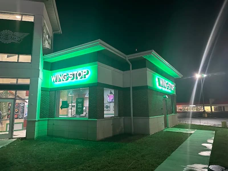 Wingstop storefront outside and inside view at 2825 S. Washington St. in Kokomo, Indiana