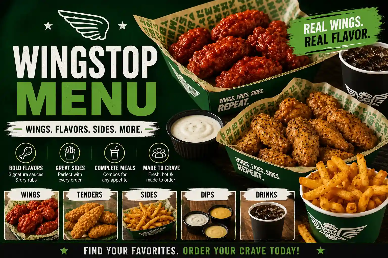 Wingstop Menu With Prices, Calories, Combos & Deals 2026